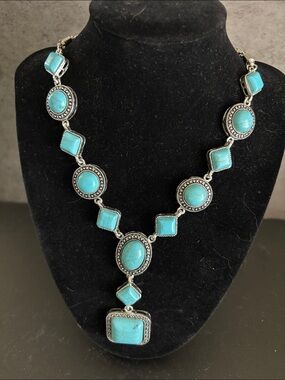 Turquoise Stone Necklace